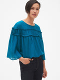 Tiered Ruffle Blouse