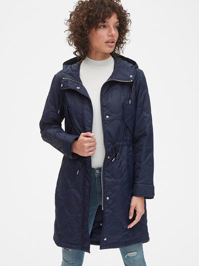 Midweight Quilted Fishtail Parka