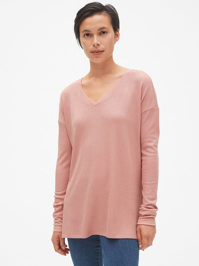 Long Sleeve V-Neck Thermal Top