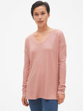 Long Sleeve V-Neck Thermal Top
