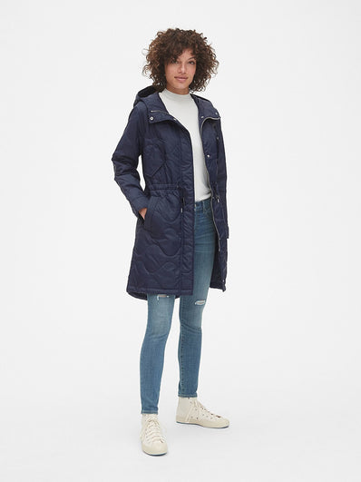 Midweight Quilted Fishtail Parka