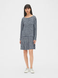 Softspun Stripe Flounce T-Shirt Dress