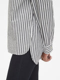 Stripe Shirred Popover Shirt