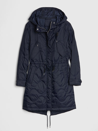 Midweight Quilted Fishtail Parka