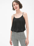 Drapey Pintuck Swing Cami
