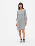 Softspun Bell-Sleeve Swing Dress
