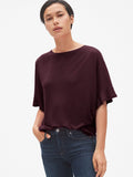 Modern Long Sleeve Boatneck T-Shirt