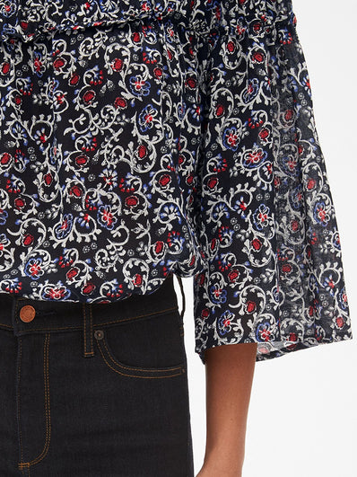 Tiered Ruffle Blouse